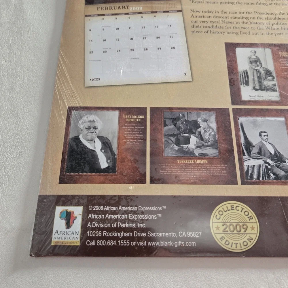 From Slavery To The White House A Historical Journey 2009 Calendar Obama Sealed